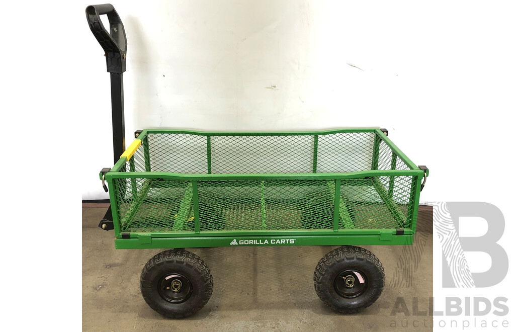 Gorilla Carts 115L Steel Mesh Cart