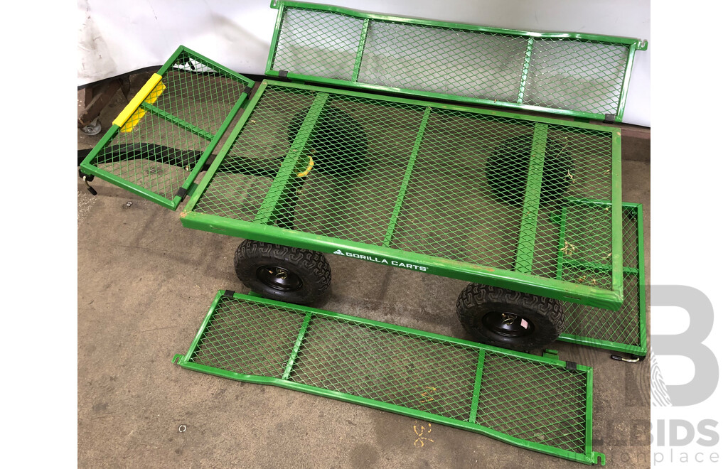 Gorilla Carts 115L Steel Mesh Cart