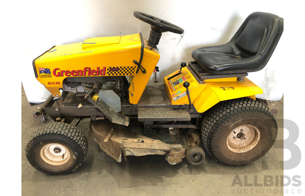 Greenfield Fastcut 34 Ride on 34 Inch Petrol Lawn Mower