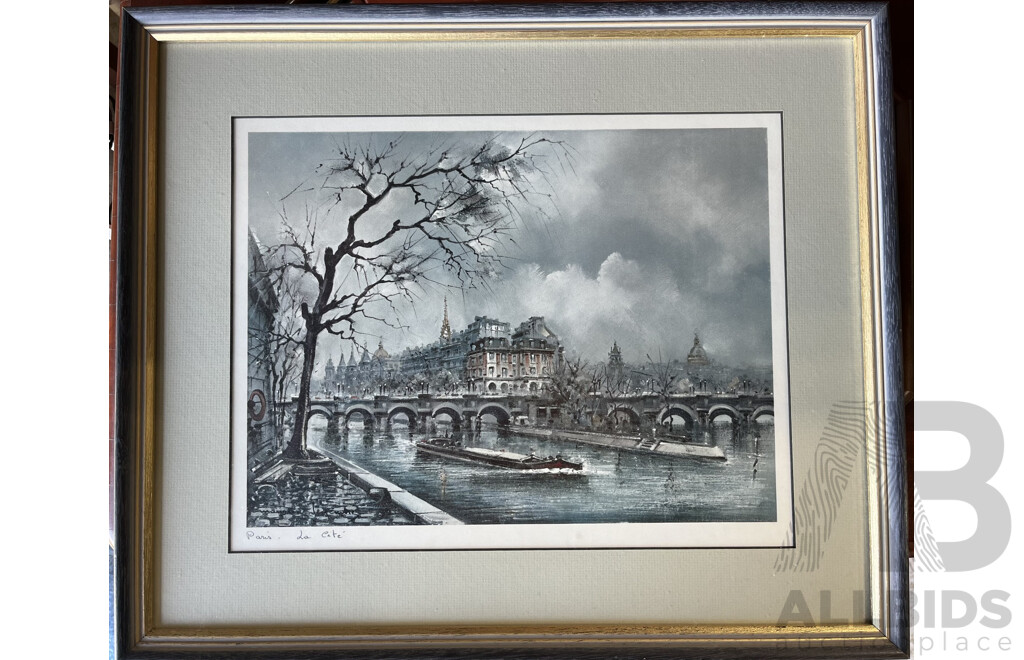 Framed Print 'Paris. La Cafe'