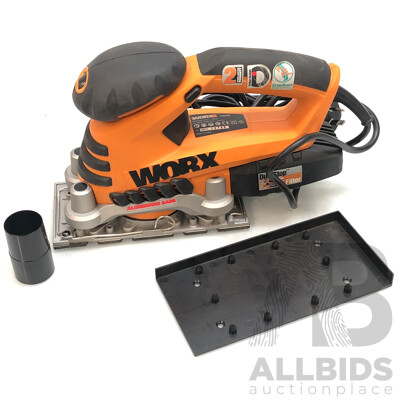 Worx WX638 90mm Electric Orbital Finishing Sander