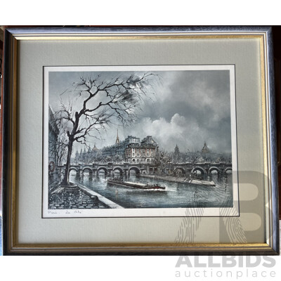 Framed Print 'Paris. La Cafe'