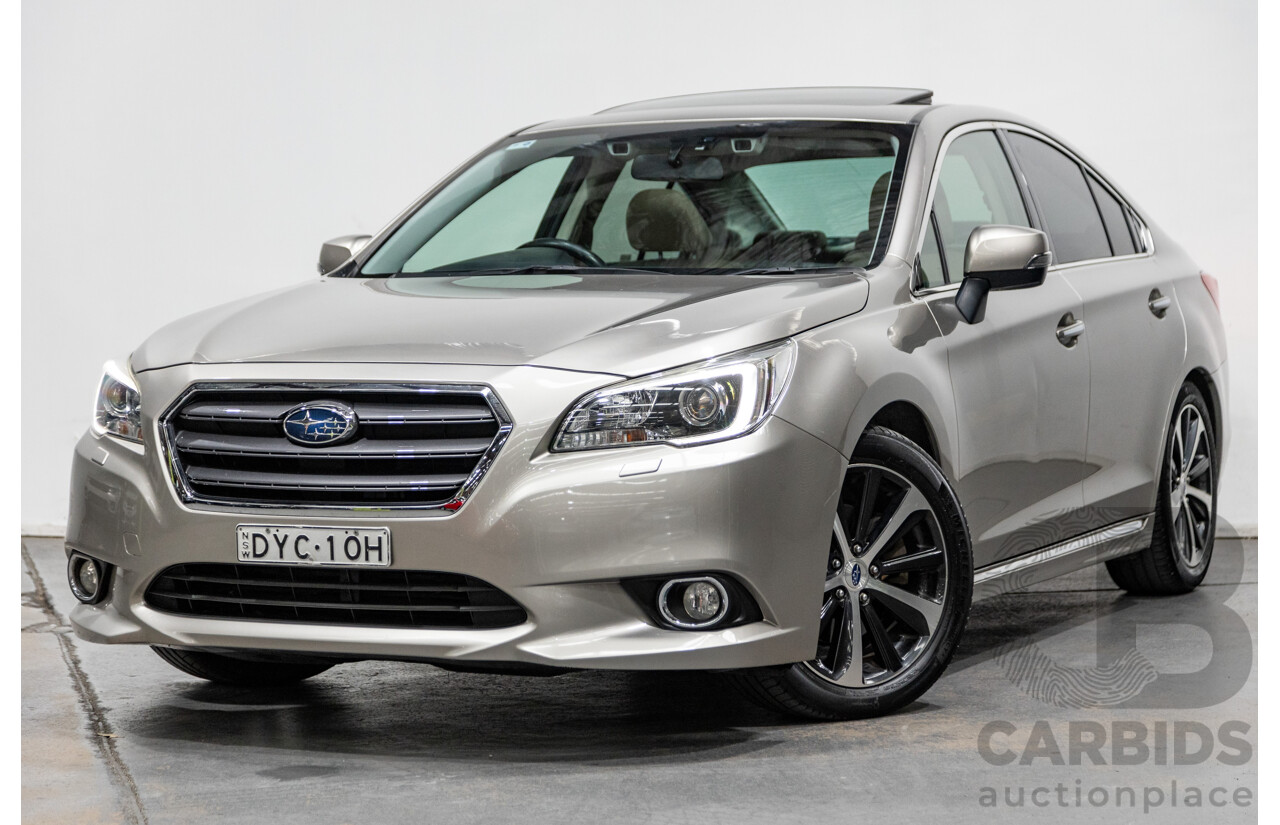 3/2015 Subaru Liberty 3.6R (AWD) MY15 4d Sedan Tungsten Metallic 3.6L