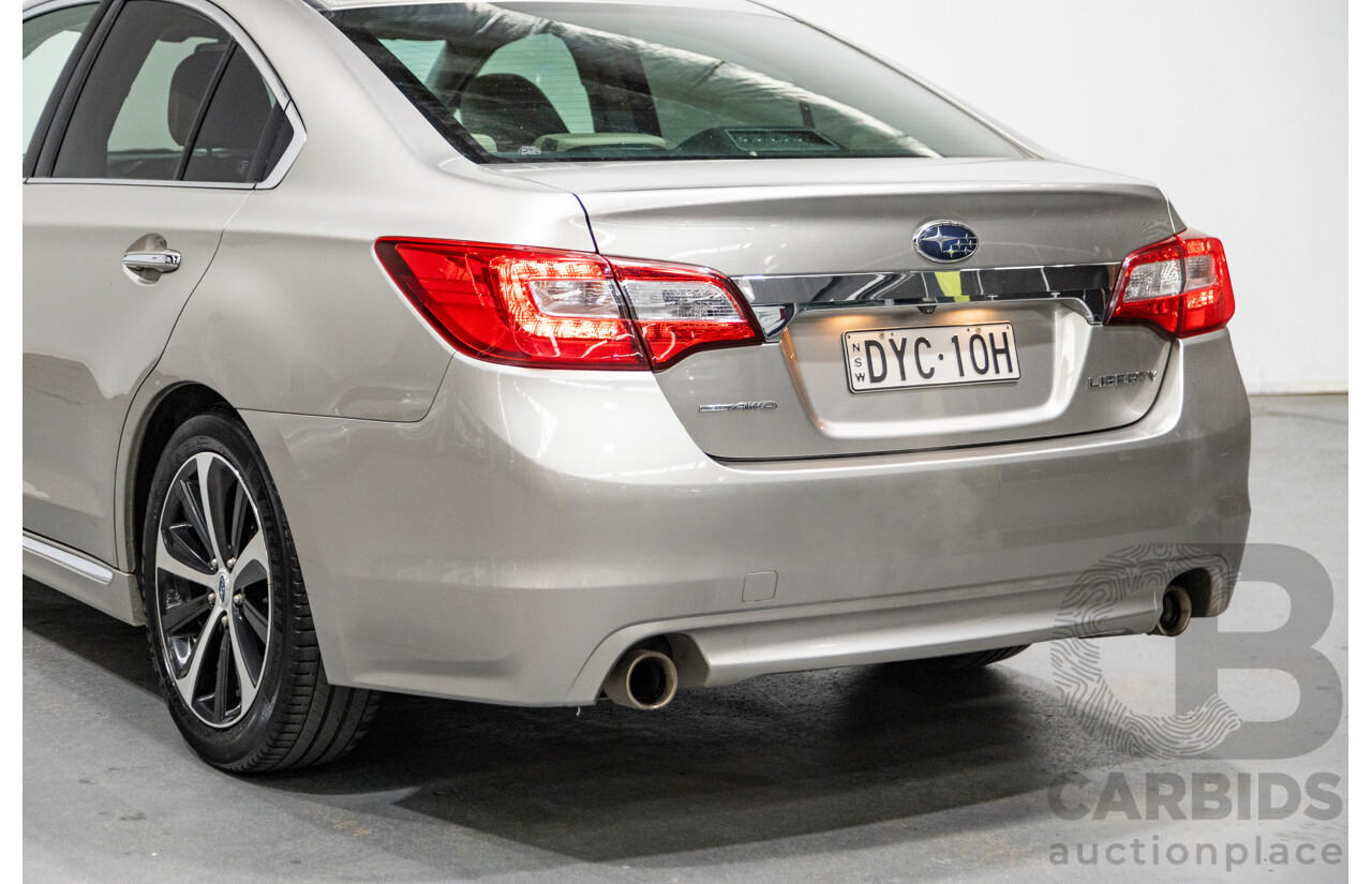 3/2015 Subaru Liberty 3.6R (AWD) MY15 4d Sedan Tungsten Metallic 3.6L