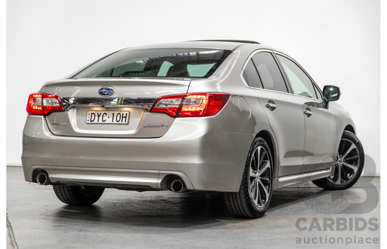 3/2015 Subaru Liberty 3.6R (AWD) MY15 4d Sedan Tungsten Metallic 3.6L