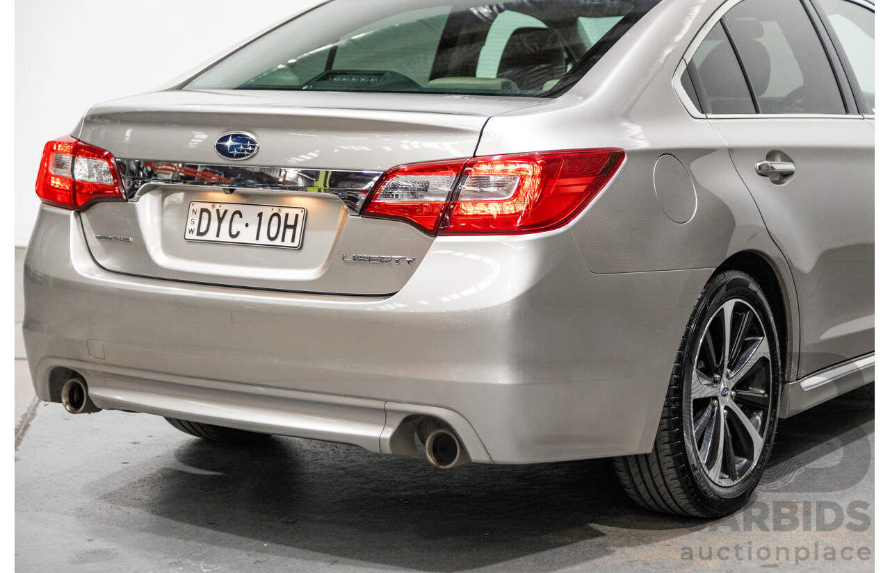 3/2015 Subaru Liberty 3.6R (AWD) MY15 4d Sedan Tungsten Metallic 3.6L