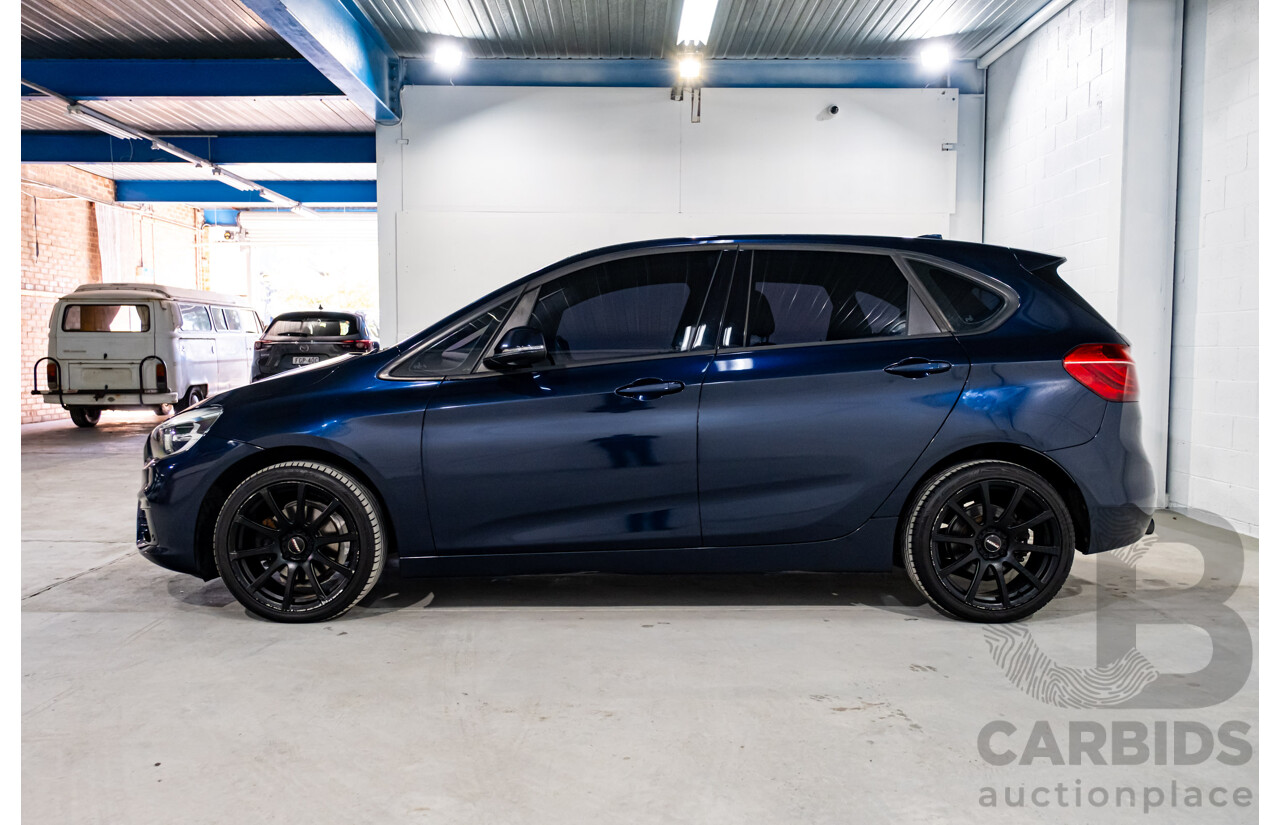 3/2015 BMW 218d Active Tourer Luxury Line F45 4d Wagon Imperial Blue Brilliant Metallic Turbo Diesel 2.0L