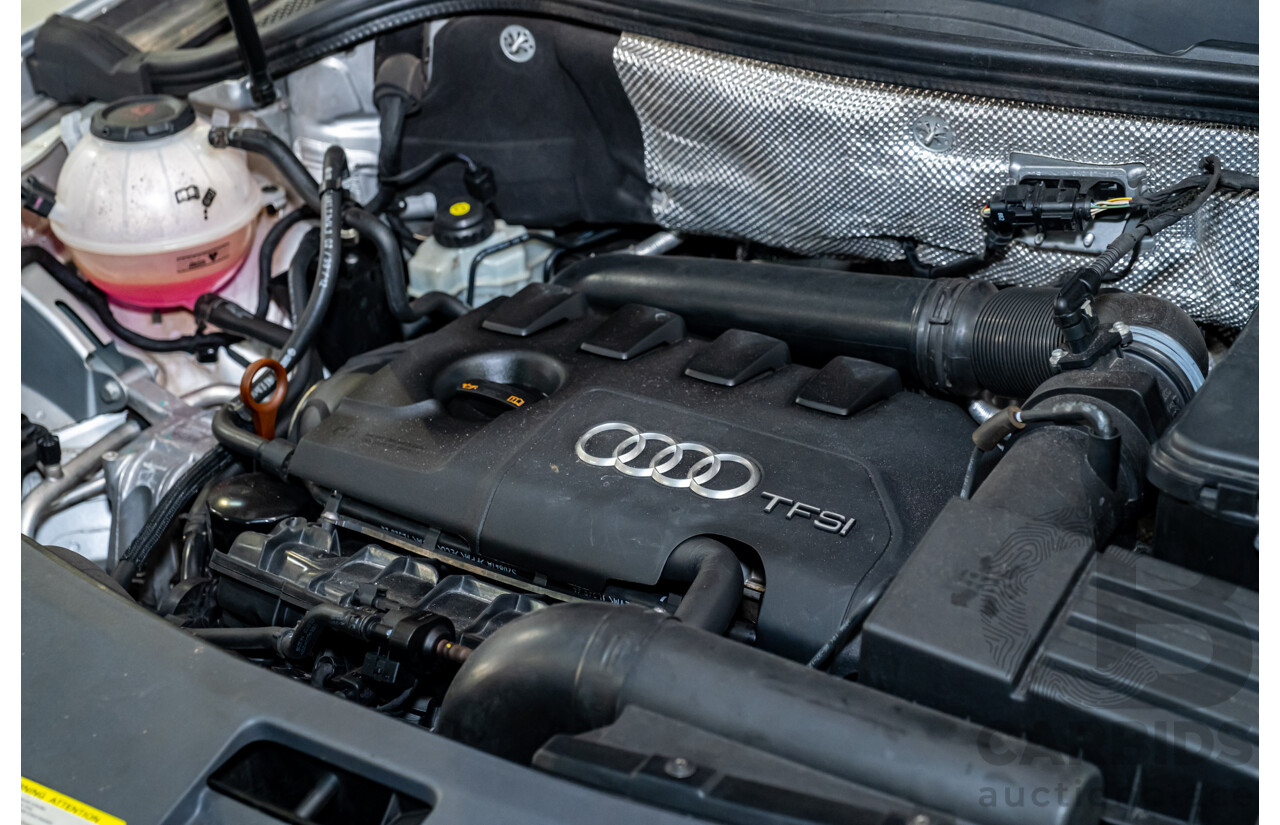2/2013 Audi Q3 2.0 TFSI Quattro (AWD) 8U 4d Wagon Ice Silver Metallic Turbo 2.0L