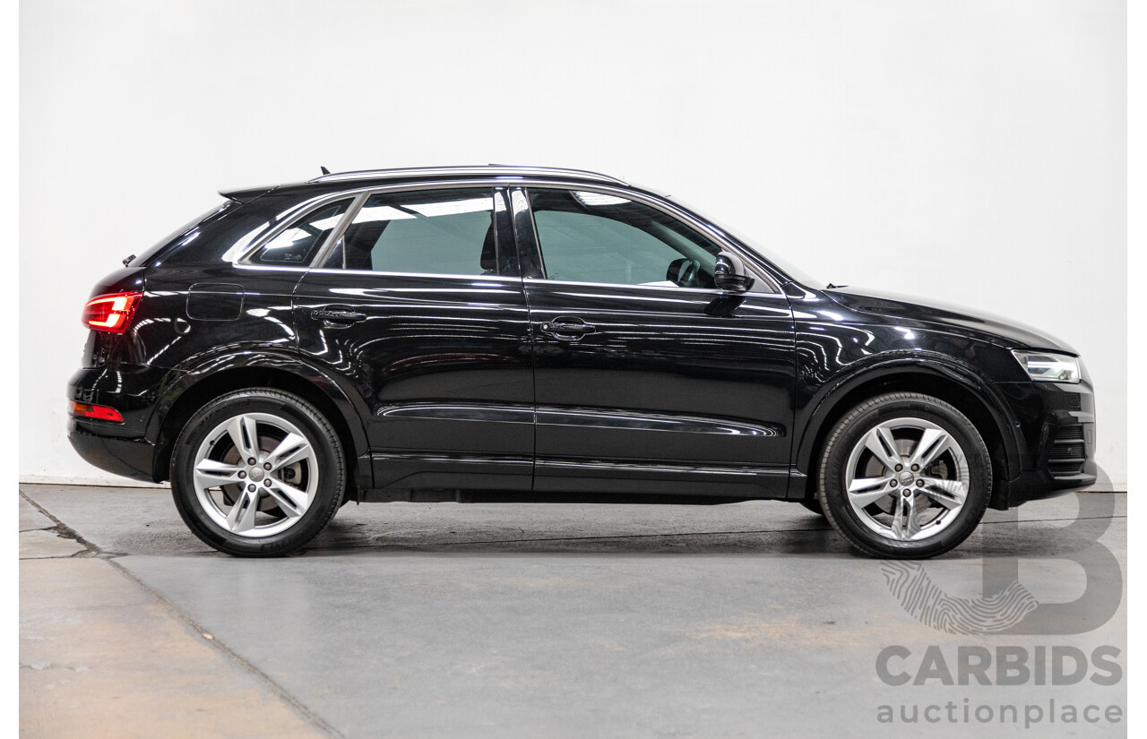 11/2016 Audi Q3 2.0 TFSI Sport Quattro (AWD) 8U MY17 4d Wagon Mythos Black Metallic Turbo 2.0L