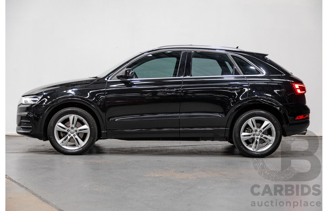 11/2016 Audi Q3 2.0 TFSI Sport Quattro (AWD) 8U MY17 4d Wagon Mythos Black Metallic Turbo 2.0L