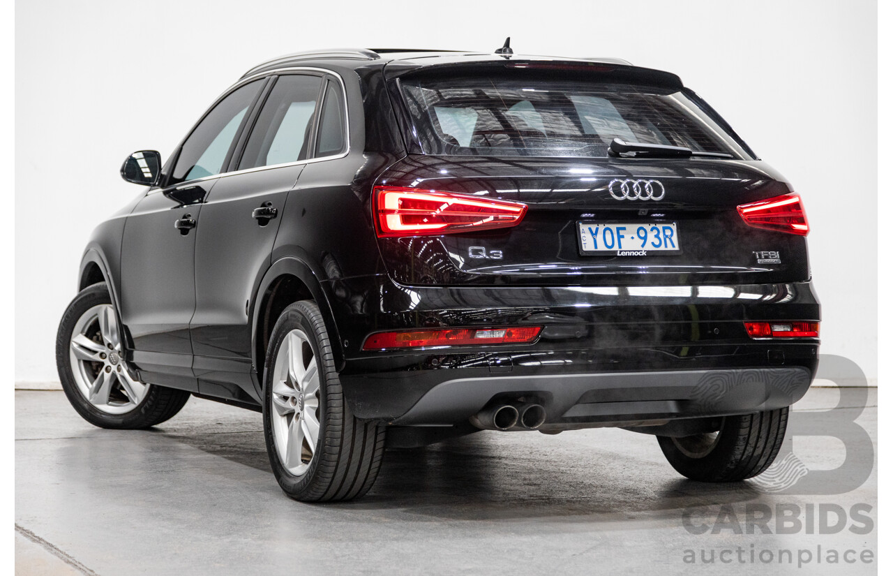 11/2016 Audi Q3 2.0 TFSI Sport Quattro (AWD) 8U MY17 4d Wagon Mythos Black Metallic Turbo 2.0L