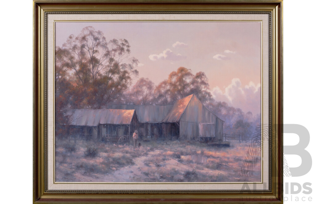 Ramon Ward-Thompson, (Australia, 1941-), Berrima, Oil on Board