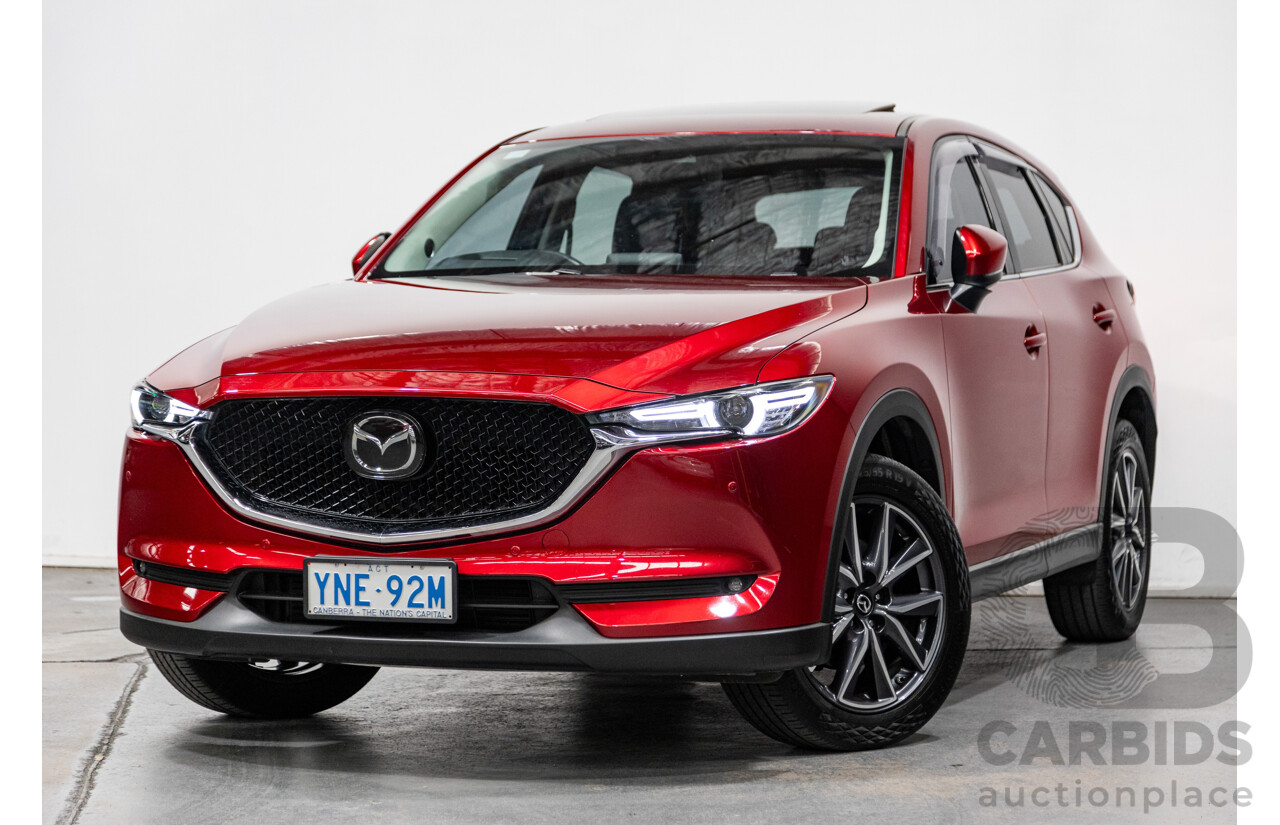 02/2019 Mazda CX-5 GT (AWD) Skyactiv KF MY19 4d Wagon Soul Red Crystal Metallic Turbo Diesel 2.2L