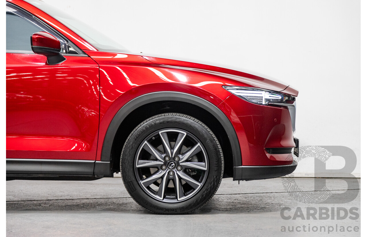 02/2019 Mazda CX-5 GT (AWD) Skyactiv KF MY19 4d Wagon Soul Red Crystal Metallic Turbo Diesel 2.2L