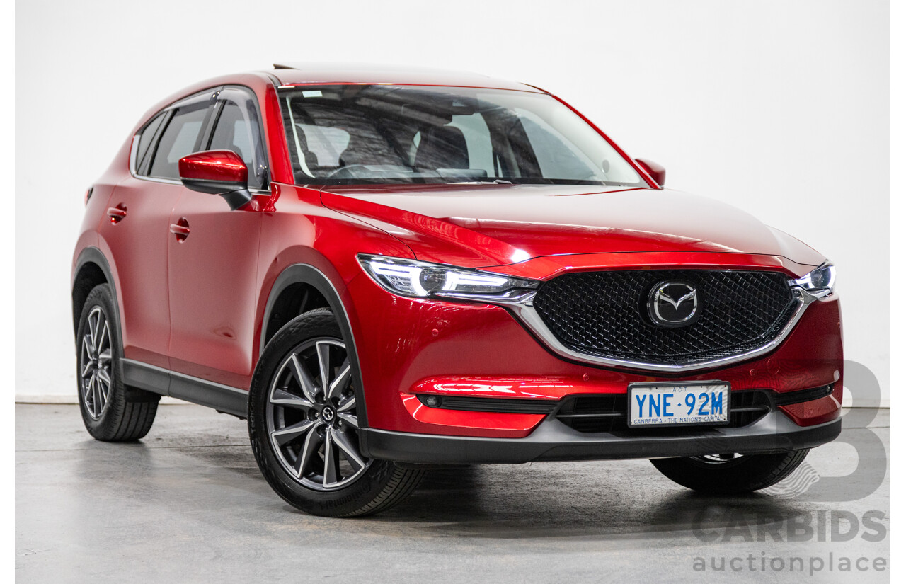 02/2019 Mazda CX-5 GT (AWD) Skyactiv KF MY19 4d Wagon Soul Red Crystal Metallic Turbo Diesel 2.2L