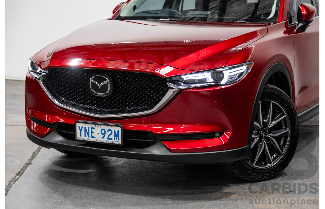 02/2019 Mazda CX-5 GT (AWD) Skyactiv KF MY19 4d Wagon Soul Red Crystal Metallic Turbo Diesel 2.2L