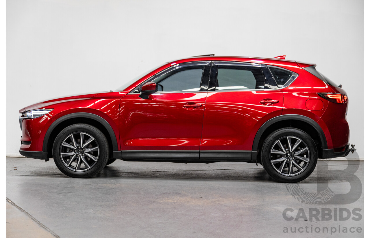 02/2019 Mazda CX-5 GT (AWD) Skyactiv KF MY19 4d Wagon Soul Red Crystal Metallic Turbo Diesel 2.2L