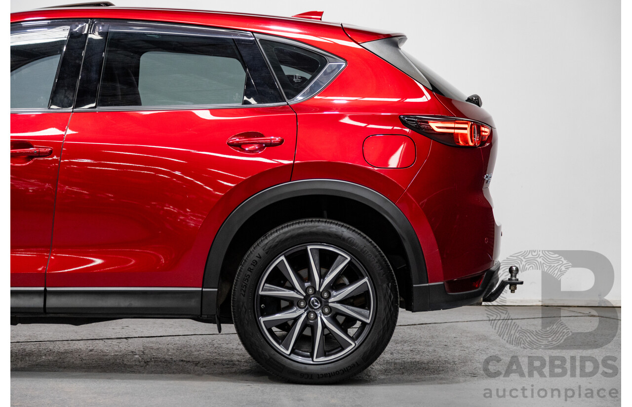 02/2019 Mazda CX-5 GT (AWD) Skyactiv KF MY19 4d Wagon Soul Red Crystal Metallic Turbo Diesel 2.2L