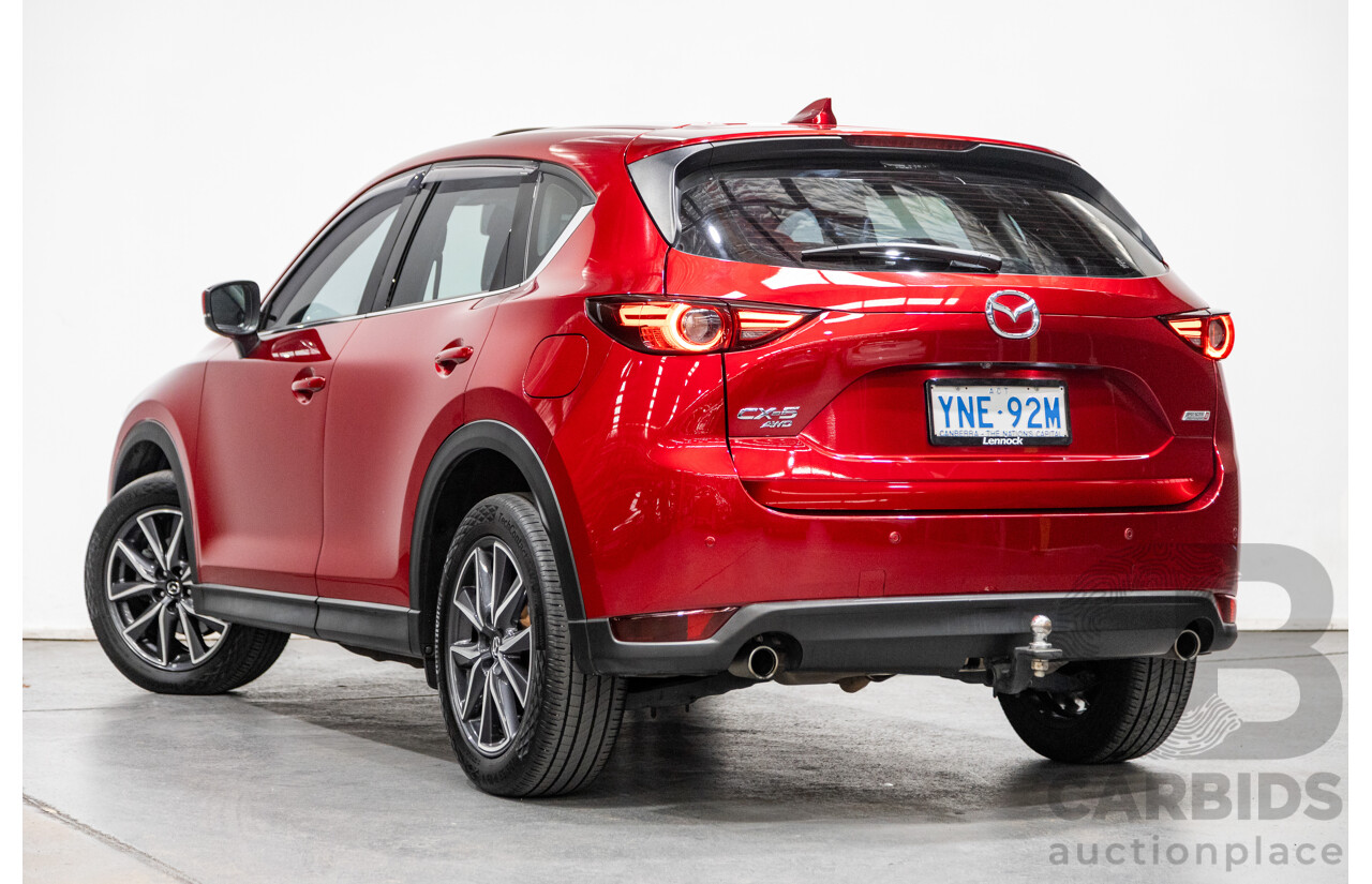 02/2019 Mazda CX-5 GT (AWD) Skyactiv KF MY19 4d Wagon Soul Red Crystal Metallic Turbo Diesel 2.2L