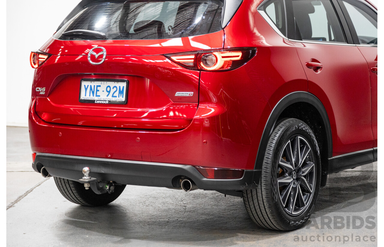 02/2019 Mazda CX-5 GT (AWD) Skyactiv KF MY19 4d Wagon Soul Red Crystal Metallic Turbo Diesel 2.2L