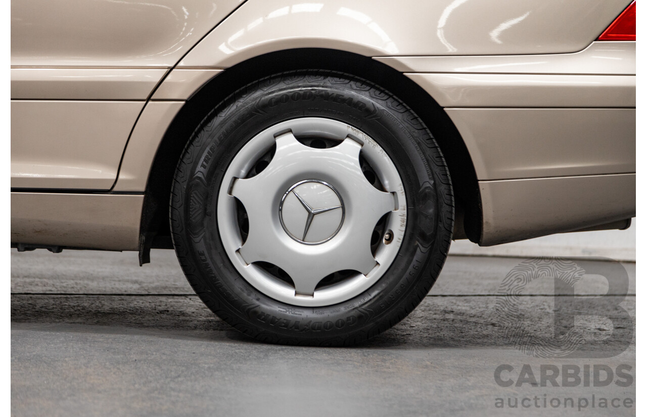 03/2003 Mercedes Benz C180 Kompressor Classic W203 4d Sedan Travertine Beige Metallic Supercharged 1.8L