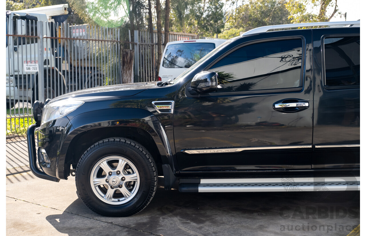 04/2019 Great Wall Steed NBP Dual Cab Utility Black Turbo Diesel 2.4L