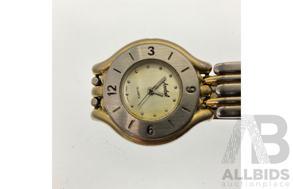 Collection of Women's Watches Including Pierre Cardinellesse, Both with Date Function, Ance Eventeen Jewel, Annibel with Japan Movement and Elie Delon