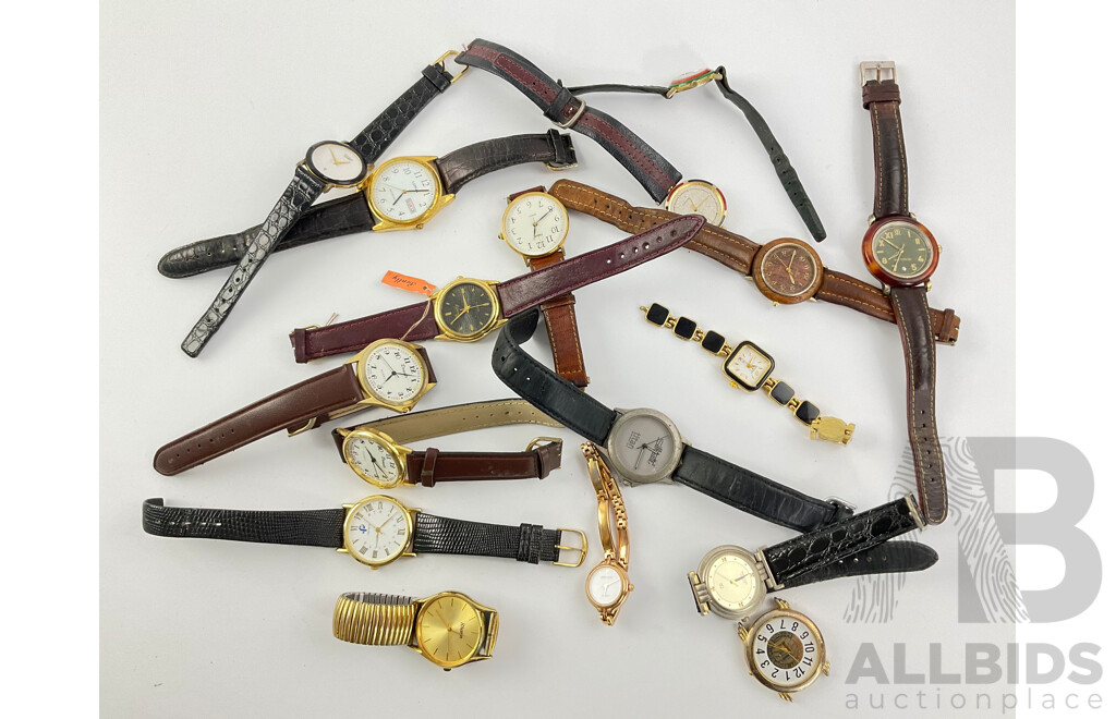 Collection of Women's Watches Including Rheem, Miyko, Bently, Lurus and More