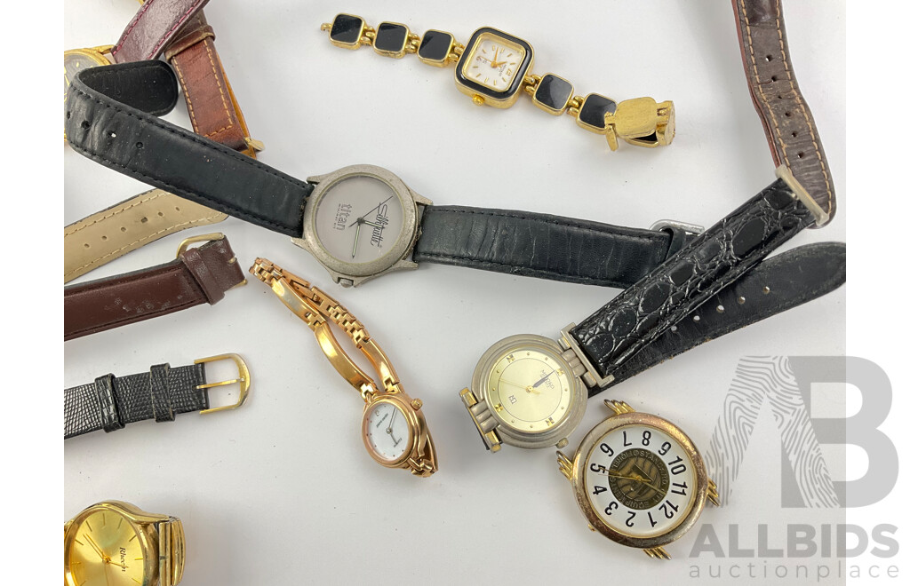 Collection of Women's Watches Including Rheem, Miyko, Bently, Lurus and More