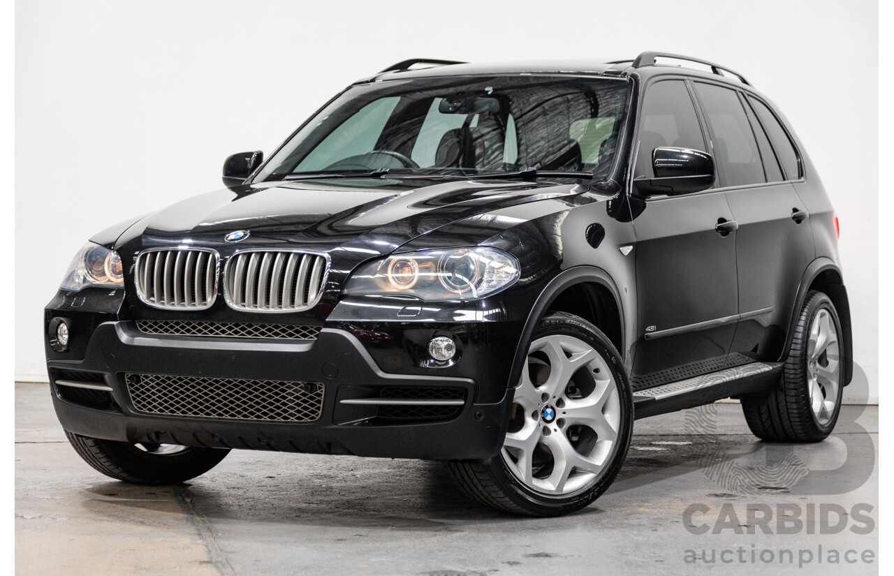 3/2008 BMW X5 4.8i (4x4) E70 4d Wagon Metallic Black V8 4.8L