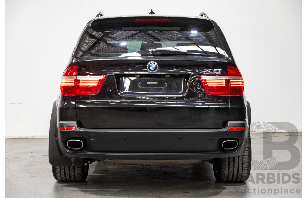 3/2008 BMW X5 4.8i (4x4) E70 4d Wagon Metallic Black V8 4.8L