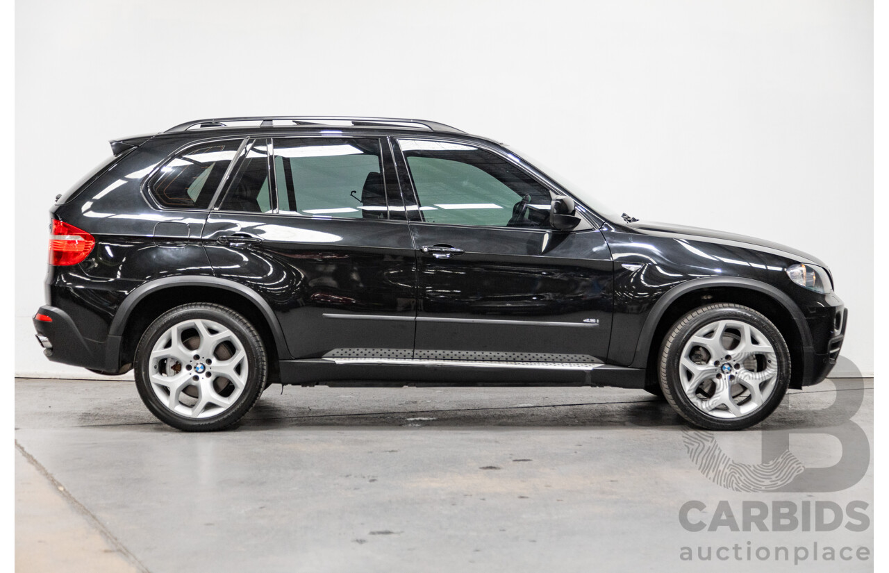 3/2008 BMW X5 4.8i (4x4) E70 4d Wagon Metallic Black V8 4.8L