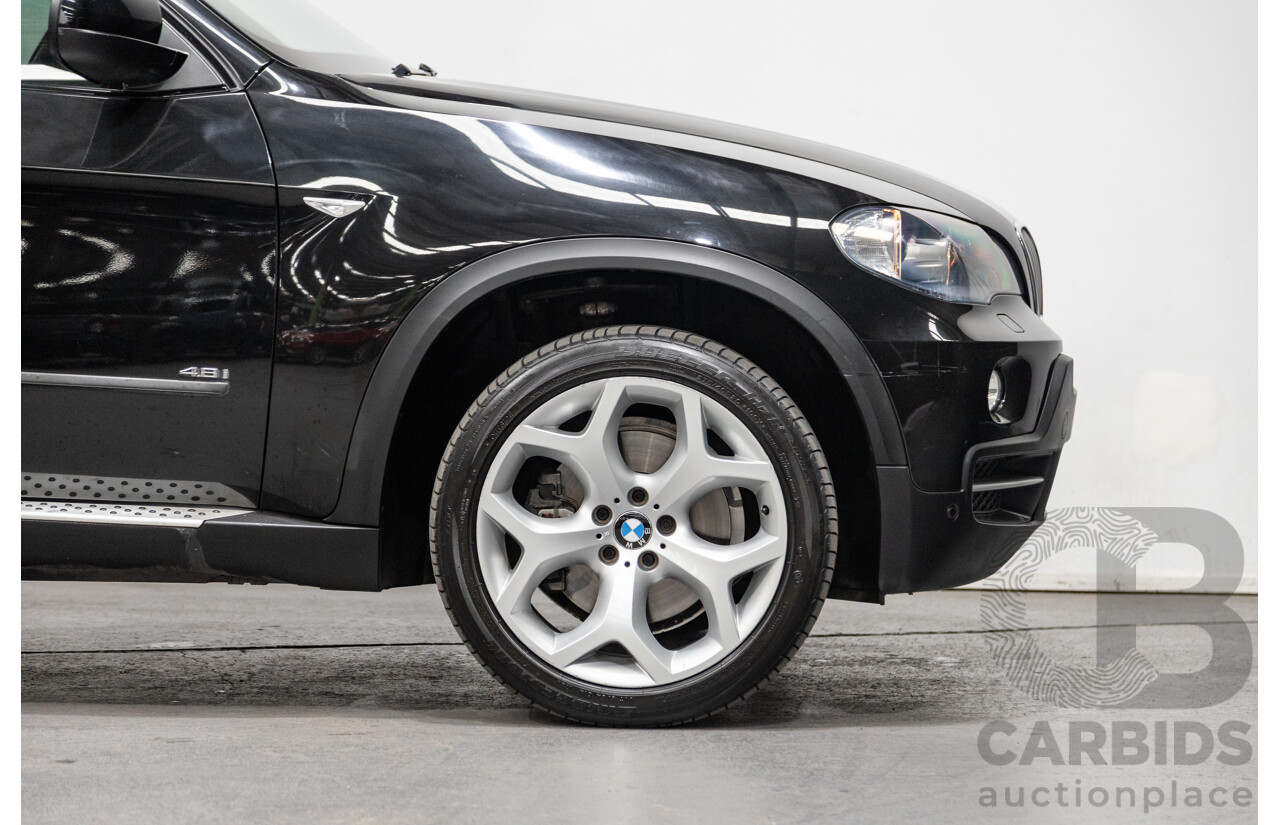 3/2008 BMW X5 4.8i (4x4) E70 4d Wagon Metallic Black V8 4.8L