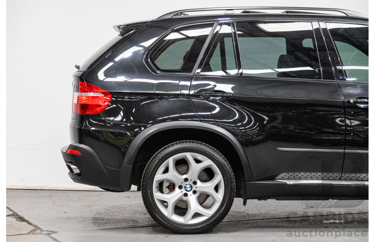 3/2008 BMW X5 4.8i (4x4) E70 4d Wagon Metallic Black V8 4.8L