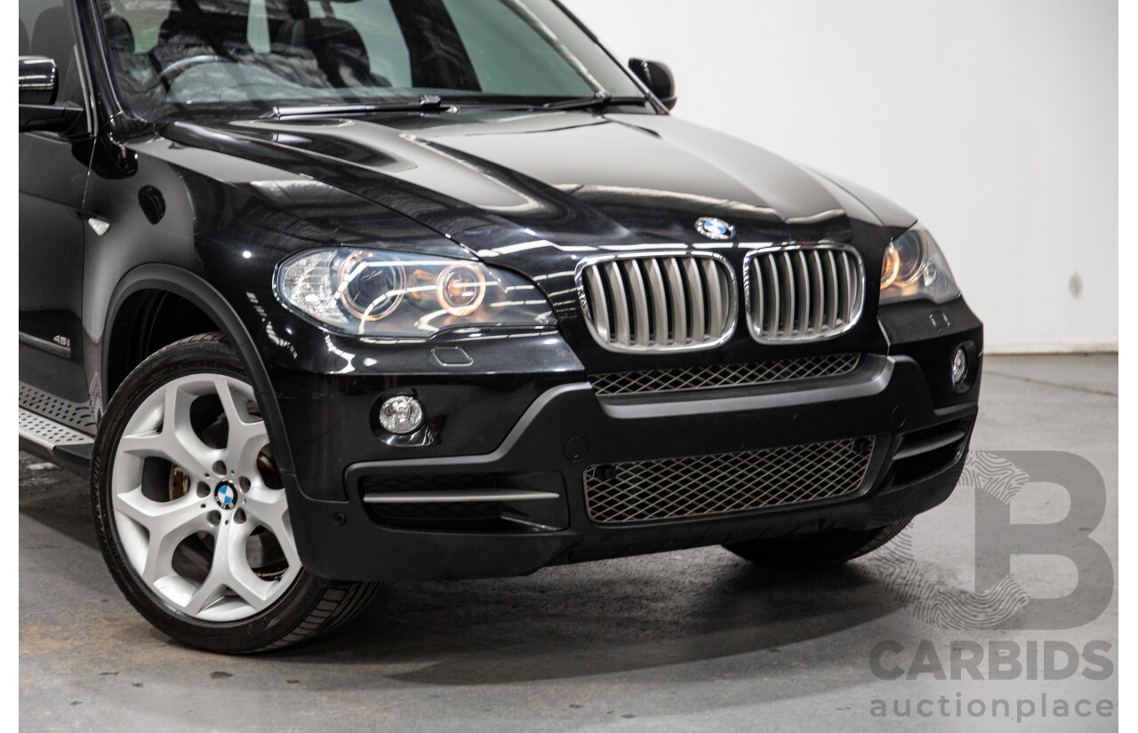 3/2008 BMW X5 4.8i (4x4) E70 4d Wagon Metallic Black V8 4.8L