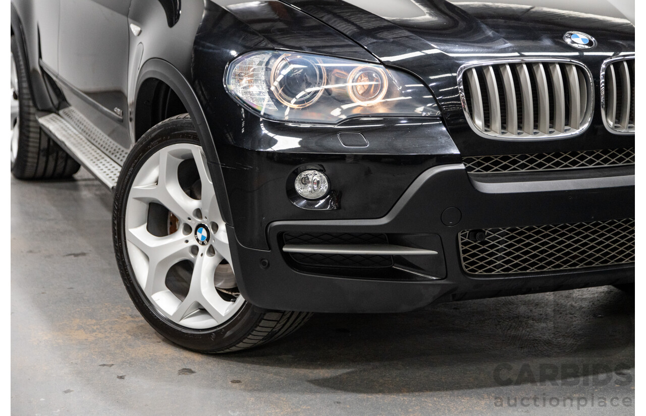 3/2008 BMW X5 4.8i (4x4) E70 4d Wagon Metallic Black V8 4.8L