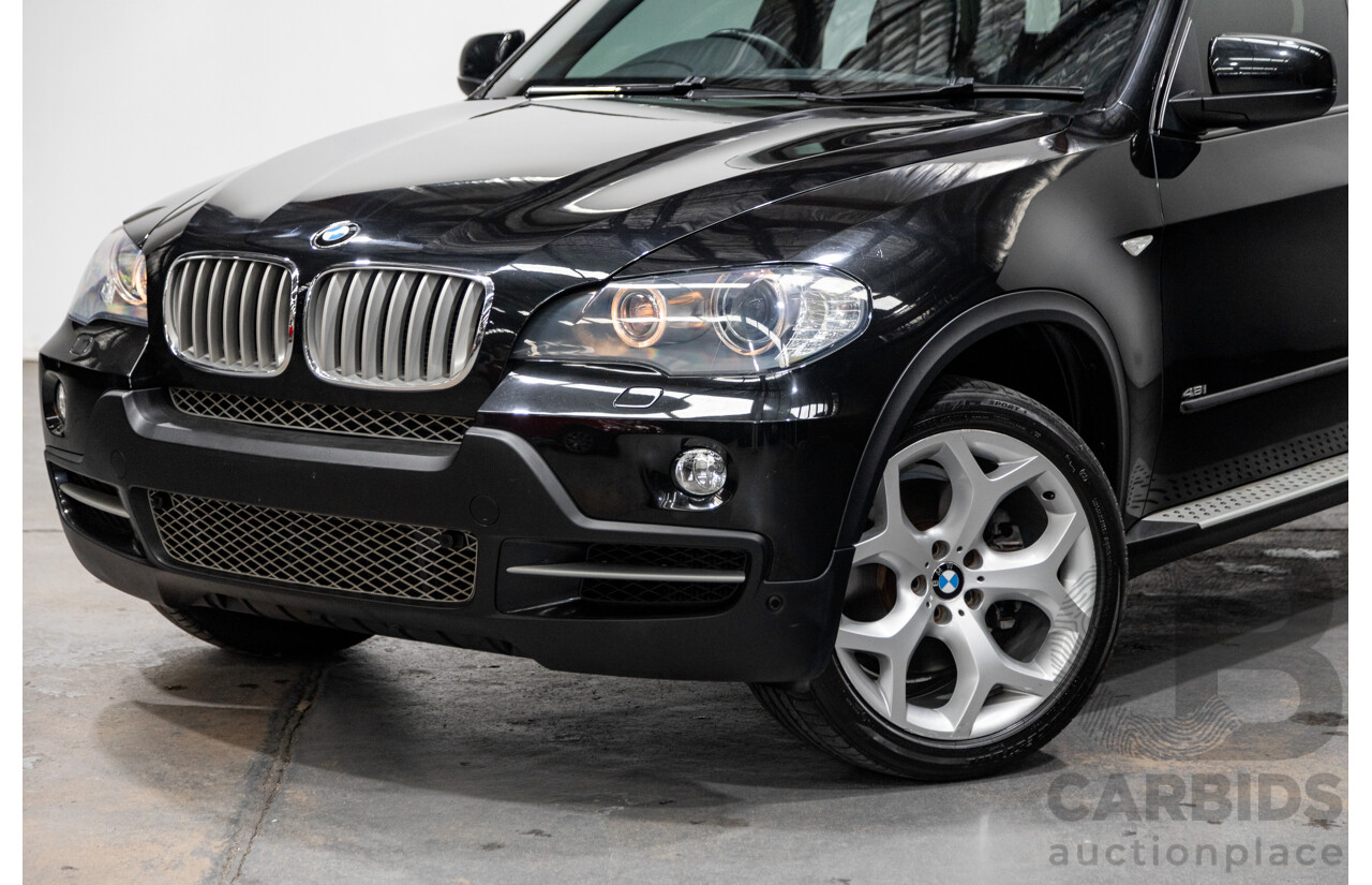 3/2008 BMW X5 4.8i (4x4) E70 4d Wagon Metallic Black V8 4.8L