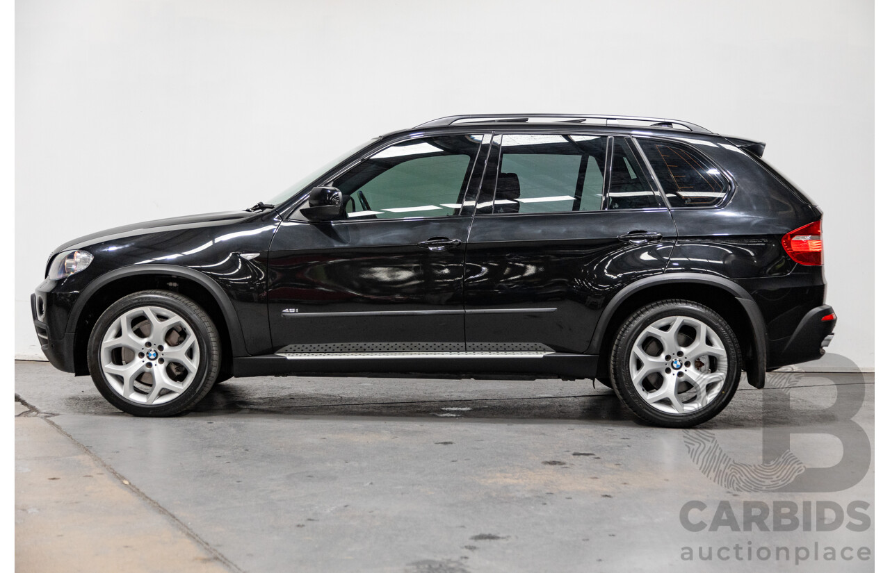 3/2008 BMW X5 4.8i (4x4) E70 4d Wagon Metallic Black V8 4.8L