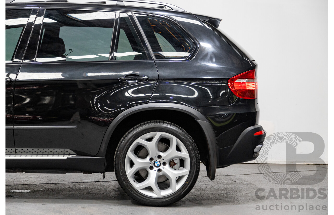 3/2008 BMW X5 4.8i (4x4) E70 4d Wagon Metallic Black V8 4.8L