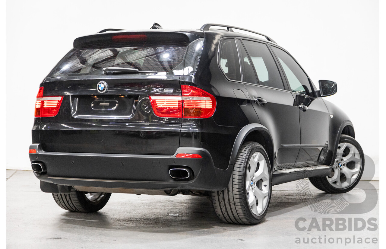 3/2008 BMW X5 4.8i (4x4) E70 4d Wagon Metallic Black V8 4.8L