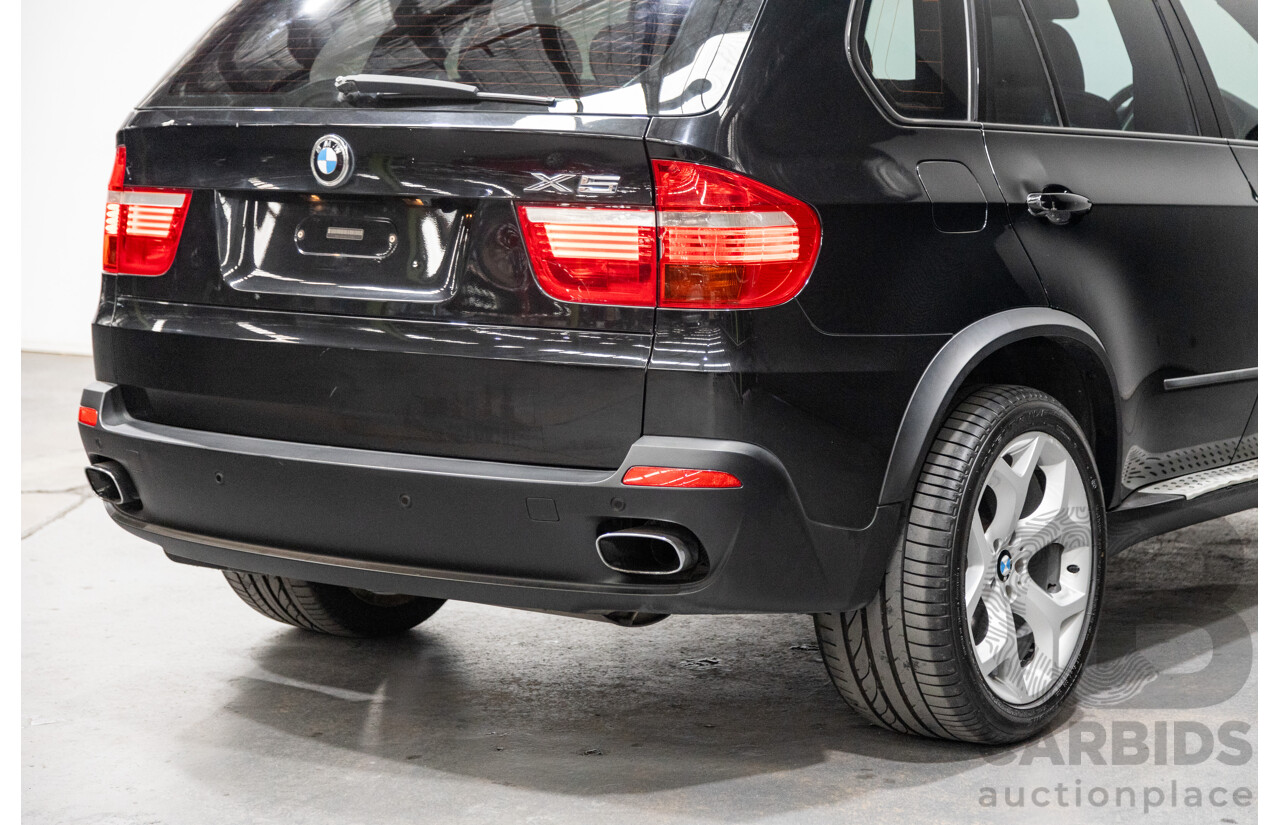 3/2008 BMW X5 4.8i (4x4) E70 4d Wagon Metallic Black V8 4.8L