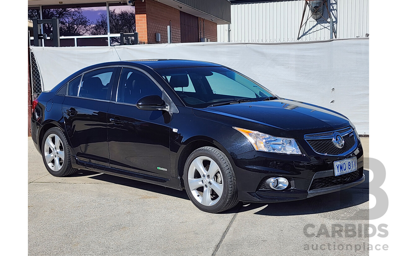 08/2012 Holden Cruze SRi FWD JH 4D Sedan Black 1.4L