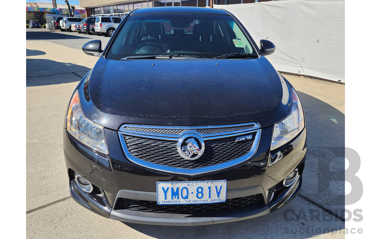 08/2012 Holden Cruze SRi FWD JH 4D Sedan Black 1.4L