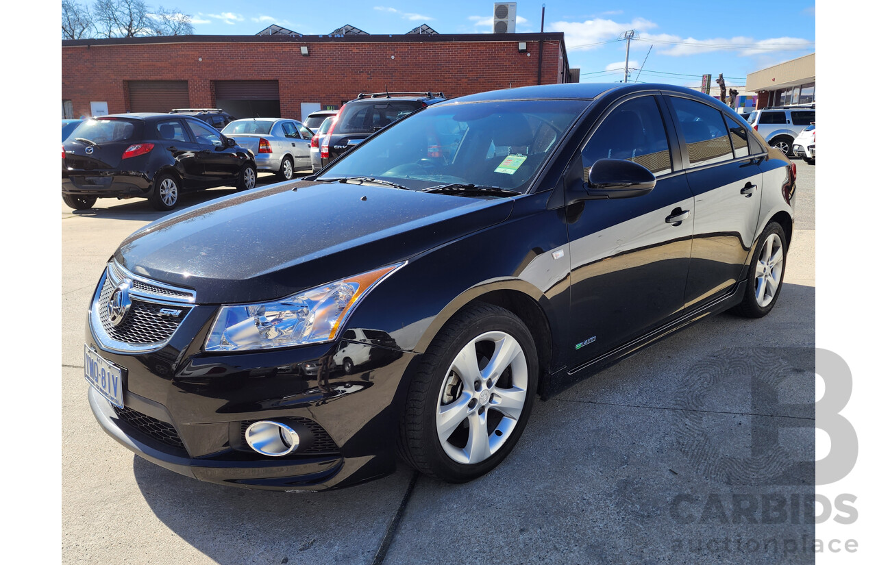 08/2012 Holden Cruze SRi FWD JH 4D Sedan Black 1.4L