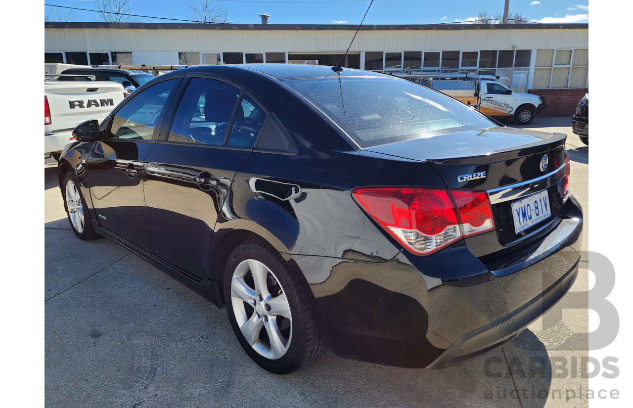 08/2012 Holden Cruze SRi FWD JH 4D Sedan Black 1.4L