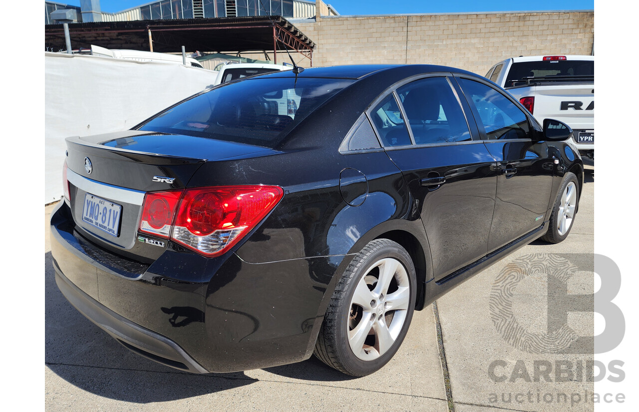 08/2012 Holden Cruze SRi FWD JH 4D Sedan Black 1.4L