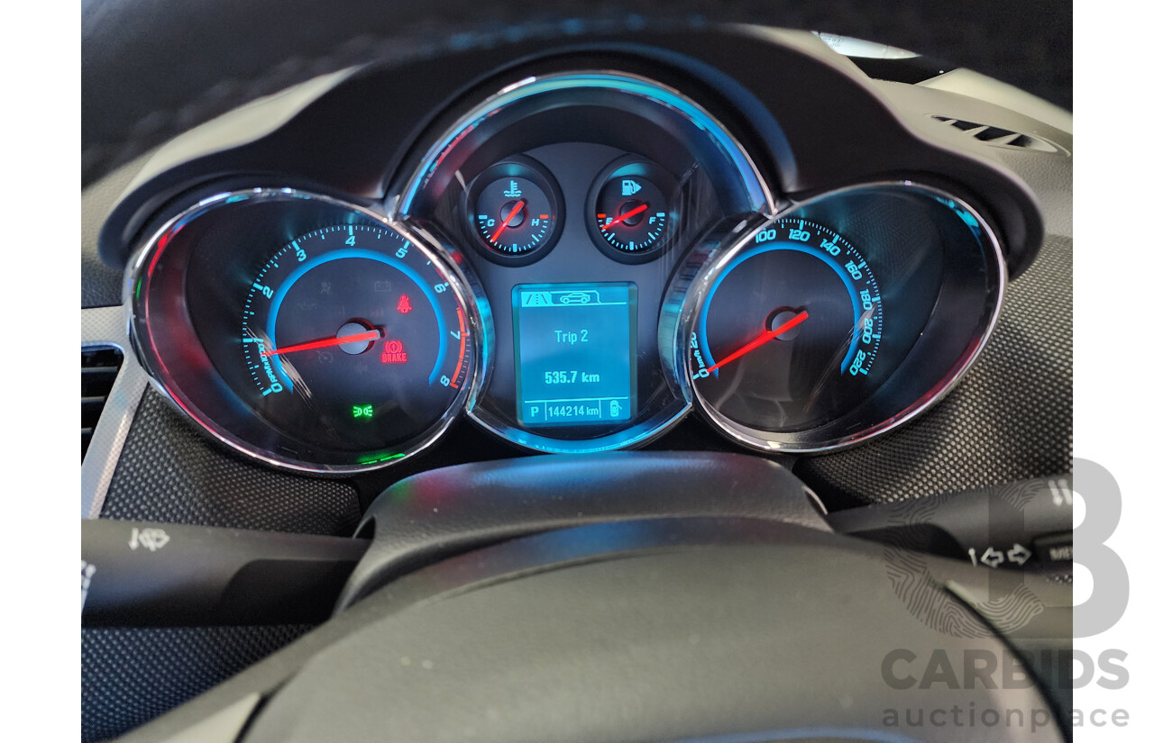 08/2012 Holden Cruze SRi FWD JH 4D Sedan Black 1.4L