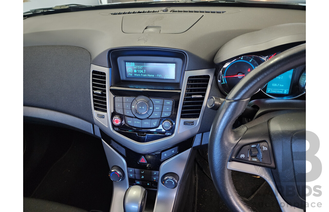 08/2012 Holden Cruze SRi FWD JH 4D Sedan Black 1.4L