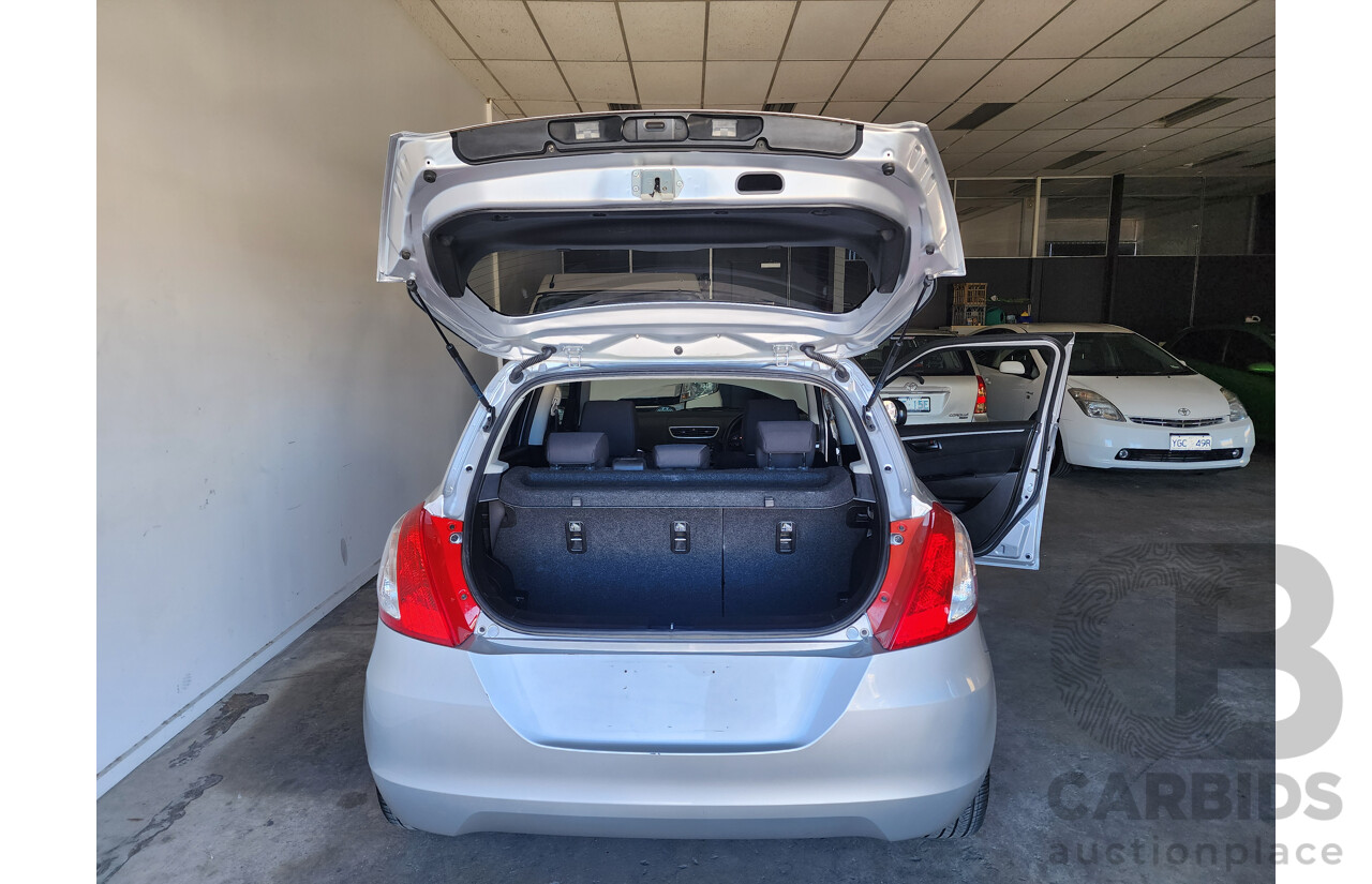 07/2013 Suzuki Swift GA FWD FZ 5D Hatchback Silver/Orange 1.4L