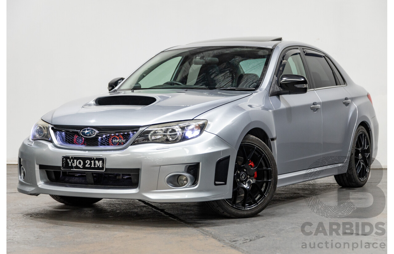 7/2012 Subaru Impreza WRX (AWD) Premium Pack G3 MY12 4d Sedan Metallic Silver Turbo 2.5L